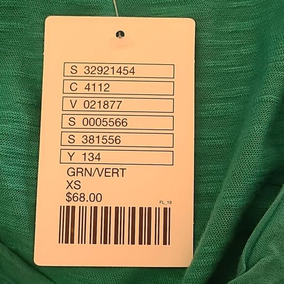 NEW ANTHROPOLOGIE Sleeveless High Low Tunic Top Dress Green S - Picture 10 of 10